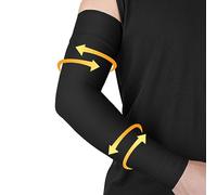 beister Manga de compresión médica para brazo hombre y mujer (1 unidad), manga de compresión de 20-30 mmhg con banda de silicona punteada, codera, vendaje de brazo para varices, linfedema, artritis.