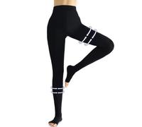 beister Medias de compresión médicas para mujeres y hombres, 20-30 mmHg, medias de compresión alta con puntera abierta y soporte graduado