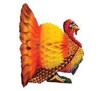 Beistle 1-Pack Decorativo Tejido Turquía Centro de Mesa, 22,86 cm