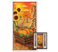 Beistle 1 Paquete Decorativo para Puerta de otoño, 30 Pulgadas por 5 pies