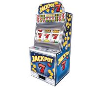 Beistle 5’ 10.5” x 28.5” Slot Machine Photo Prop, Las Vegas Themed Casino Prom Décor- Gambling Game Night Party Supplies