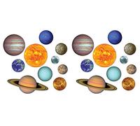 Beistle 54755, 20 Piezas de Recortes de Sistema Solar, 4.2-22", Papel, Multicolor