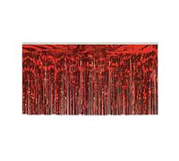 Beistle - 55048-r - Pkgd 1-ply FR Metallic Bordage de mesa - - Juego de 6