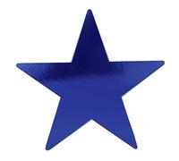 Beistle 55839-B 24-Piece Foil Star Cutouts, 12-Inch