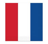 Beistle 58226 - Servilletas, color rojo, blanco y azul