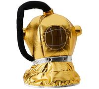 Beistle 59964 - Casco de buceo, tela, color dorado y negro