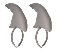 Beistle 60957 - Cinta para la Cabeza (2 Unidades), Color Gris