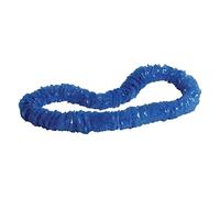 Beistle Blue Soft Poly Leis con Tarjeta etiquetada, Paquete de 50 Polietileno Suave, Azul, 1.5-Inch x 36-Inch
