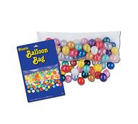 Beistle Bolsa de plástico para globos para celebración de cumpleaños, suministros de fiesta de Año Nuevo, 3 x 6 pies 8 pulgadas
