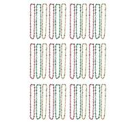 Beistle Collares de fiesta, 36 piezas, recuerdos del Cinco de Mayo, suministros de fiesta mexicana, 33 pulgadas, rojo/verde/dorado