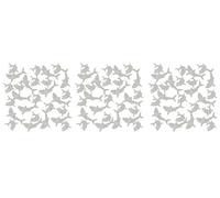 Beistle Confeti de mesa de cumpleaños de tiburón con purpurina de 42,5 g bajo el océano del mar, suministros temáticos para baby shower y fiestas Luau, 5,7 x 3,2 cm, color plateado