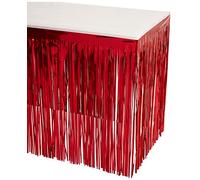 Beistle Mayflower 8216 14 Foot Foil Falda - Rojo