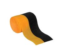 Beistle Party Supplies, negro/dorado-amarillo, 2½" x 30'