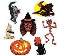 Beistle Recortes clásicos de Halloween para decoración de Fiesta, 24 cm - 41 cm