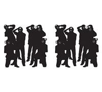 Beistle S52088AZ2 - Accesorios para Paparazzi (plástico, 4 Piezas)