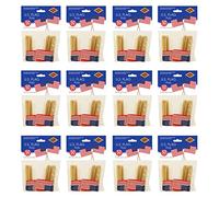 Beistle S60100AZ12 U S - Púas de bandera (12 unidades), papel, rojo/blanco/azul