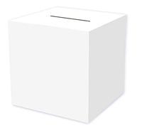 Beistle Tarjetero blanco para bodas, baby shower, cumpleaños y celebraciones de graduación, 12 x 12 pulgadas