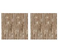 Beistle Western Barn - Telones de Fondo de Pared de 4 x 30 pies, Paquete de 2 - Fondo de Granja rústico, Fondo de Fotos, Fondo de Granero, decoración de Granero Desgastado, Revestimiento de Pared