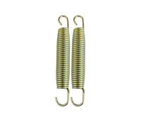 BEITESI Muelles para trampolín, resortes de repuesto para trampolín, accesorios para trampolín, juego de tornillos de 145 mm, diámetro de la bobina: 3 mm (2 unidades)