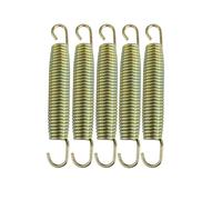 BEITESI Muelles para trampolín, resortes de repuesto para trampolín, accesorios para trampolín, juego de tornillos de 145 mm, diámetro de la bobina: 3 mm (5 unidades)
