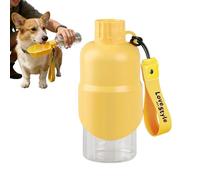 Beiykhera Botella de Agua para Perros - Bebedero Portátil Plegable Antifugas,Botella de Agua portátil, Accesorios de Viaje - para Perro Pequeño Mediano Grande, Gato, Cachorro, Exterior Camping