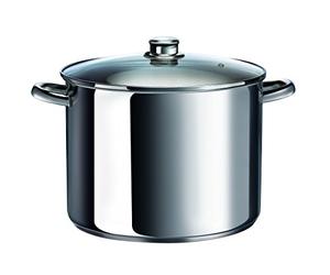 Beka 13113244 Marmite - Olla (Acero Inoxidable, 24 cm, Tapa de Cristal)