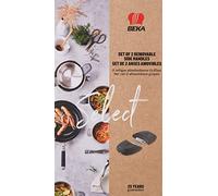Beka Seleccionar Cookware Select-Juego de Asas Laterales extraíbles, Acero Inoxidable, Multicolor, 30 cm
