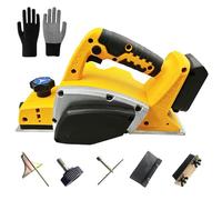 Bekasa - Cepilladora eléctrica (20 V, 16500 rpm, ancho 82 mm, profundidad ajustable 0-2 mm, cepilladora manual para carpintería y bricolaje (sin batería)