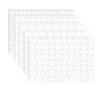 Bekecidi 10 Hojas Rompecabezas en Blanco Rompecabezas de Bricolaje Rompecabezas para Pintar para Adultos Desafío de Descompresión Puzzle