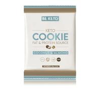 BeKeto Keto Galleta Coco y Almendra 50 g - A base de plantas solo 2 g de azúcares naturales - totalmente Keto sin gluten