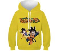 BEKGZYXWM Premium JoJo's, Minions & Dragon Ball 3DGoku, Vegeta Impresa Sudadera con Capucha - Unisex, Diseño Elegante, Convenciones De Anime, Eventos De Gaming & Uso Diario12-14Y