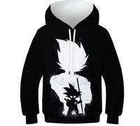 BEKGZYXWM Sudadera JoJo's, Minions & Dragon Ball Gráfica 3DGoku, Vegeta - Tejido Suave, Diseño Elegante, Ideal para Uso Diario, Sesiones De Juego & Convenciones De Anime10-12Y