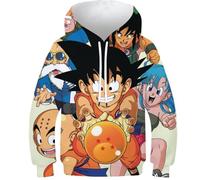 BEKGZYXWM Sudadera JoJo's, Minions & Dragon Ball Gráfica 3DGoku, Vegeta - Tejido Suave, Diseño Elegante, Ideal para Uso Diario, Sesiones De Juego & Convenciones De Anime6-7Y