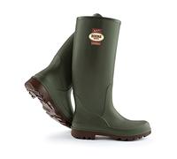 Botas para Caminar para Hombres, Muy Ligeras, Neotane 3 Veces más duraderas Que Las Botas de Goma comparables, Incl. Plantilla para pies Secos y cálidos, Suela marrón Antideslizante, EU 39