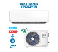 Beko BEHPE180 + BEHPE181 Aire Acondicionado 18000 BTU A++/A+ 5kW Phoenix WiFi, R32 Inverter, Blanco - Novedad