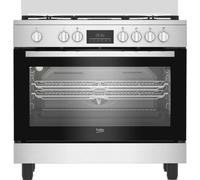 Beko BGM11226EX Cocina Independiente | Clase energética Eléctrico Multifunción, 90x60 cm, color Inox