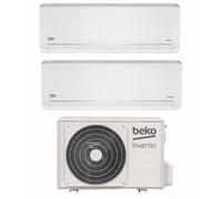 Beko BGMPO 181 Aire acondicionado Dual split | Clase energética Refrigeración 24000 BTU, Apto para 2 ambientes, Sistema de filtrado de aire