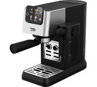 Beko CEP5304X - Cafetera espresso manual, espumador de leche integrado, 1,1 L, 15 bar, acero inoxidable, 14,5 x 42,5 x 35,5 h
