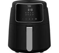BEKO FRL2244B Freidora de aire digital, potencia 1500 W, 8 programas de cocción automática, capacidad de 4,7 l, revestimiento antiadherente