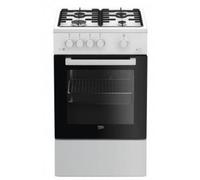 Beko fsg52020fw cocina cocina independiente gas encimera de gas negro,