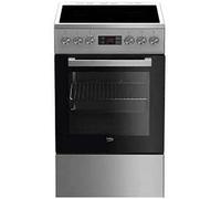 Beko FSM57300GX - Cocina (Cocina independiente, Acero inoxidable, Giratorio, Tocar, Frente, Esmalte, Cerámico)