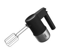 Beko - HMM81504BX - Batidora Sirius Line (500 W, 4 velocidades + Turbo, 2 batidoras y 2 ganchos amasadores de acero inoxidable - Negro