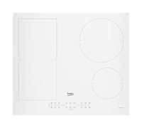Placa de inducción 4 fuegos 7200W (Blanca) - BEKO