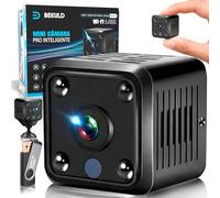 Bekuld Super Pack De Mini Camara Espia 2K + Soporte + Lector de Tarjetas | Camaras Espias Camufladas con Vision Nocturna y Detección de Movimiento 2.4GHz | Camara Oculta App (iOS/Android)