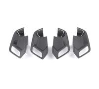 Bekuyu 4 Piezas De Accesorios Para El Coche Manijas De Puerta Interior Cubierta De Cuenco Embellecedor Para Q3 F3 Para Sportback 2019 2020 2021 2022 2023 (Carbon Black)