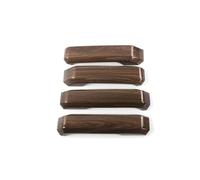 Bekuyu Accesorios Para El Coche Para Ford F150 F-150 2015 2016 2017 2018 2019 2020 Reposabrazos Puerta Interior Decoración La Cubierta La Manija Embellecedor (Wood Grain)