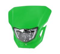 Bekuyu Conjunto De Faros Delanteros Para Motocross WR250F, WR450F, YZ250F, YZ450F 2015, 2016, 2017, 2018 Y 2019(Verde)