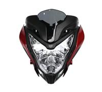 Bekuyu Conjunto Faros Delanteros Para BAJAJ Para Pulsar 150 200 Para PULSAR150 Para PULSAR200 Faro De Motocicleta(Red)