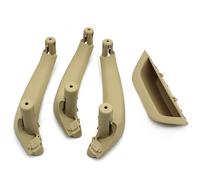 Bekuyu Cubierta Manija Interior Puerta Pasajero Automóvil LHD RHD Panel Apoyabrazos Puerta Tirador Interior Moldura Manija Para X3 X4 F25 F26 2010-2016 (RHD-Beige)