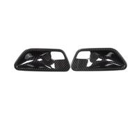 Bekuyu Embellecedor De Cubierta De Cuenco De Manija De Puerta Interior De Automóvil Accesorios Para Serie 3 4 F30 F32 F35 2013 2014 2015 2016 2017 2018 (2pcs Carbon fiber)